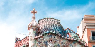 Gaudi Architecture in Barcelona Spain 