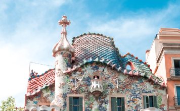 Gaudi Architecture in Barcelona Spain 