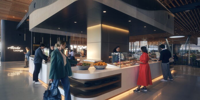 Alaska Airlines ouvre un nouveau salon à l'aéroport de Portland Alaska Airlines ouvre un nouveau salon à l'aéroport de Portland